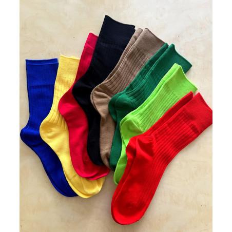 Assortiment de chaussettes cotes chics coton classiques