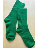 Chaussettes Coton cotes Classique Vert profond Chaussettes Coton cotes Classique Vert profond