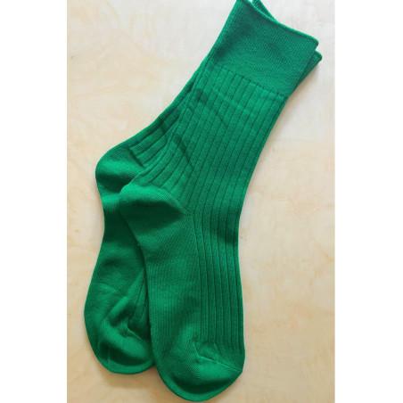 Chaussettes Coton cotes Classique Vert profond