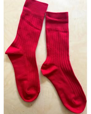 chaussettes cotes chics coton classiques magenta