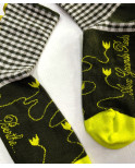 Chaussettes Berthe aux Grands Pieds couture Vichy Fleuris Chaussettes Berthe aux Grands Pieds couture Vichy Fleuris