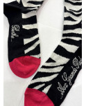 Chaussettes Fil d'ecosse Berthe aux Grands Pieds Zébre