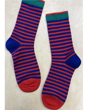 Chaussettes Rayures bicolores coton tendance