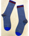 Chaussettes Rayures bicolores coton tendance