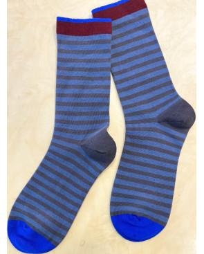 Chaussettes Rayures bicolores coton tendance