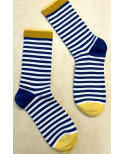 Chaussettes Rayures bicolores coton tendance