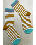 Chaussettes Rayures bicolores coton tendance