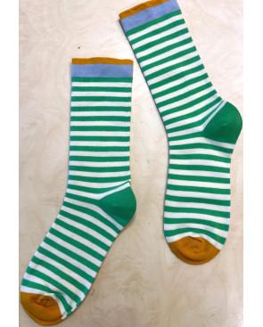 Chaussettes Rayures bicolores coton tendance