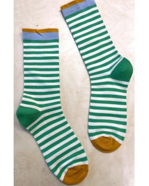 Chaussettes Rayures bicolores coton tendance