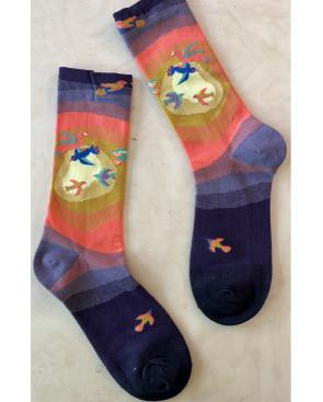 Coffret  3 paires Chaussettes animaux psychédéliques