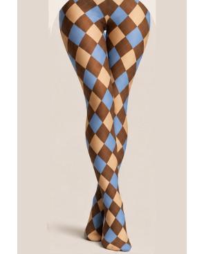 collant-imprimé-pamela-Mann-blue-argyle
