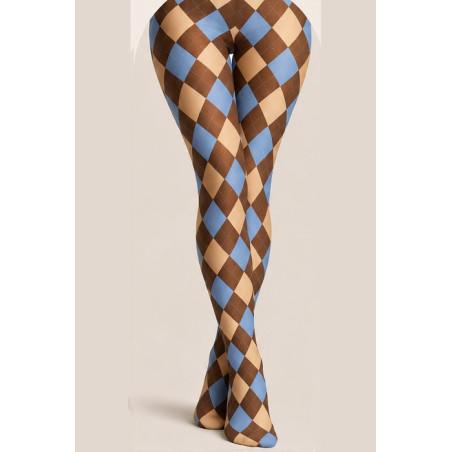 collant-imprimé-pamela-Mann-blue-argyle