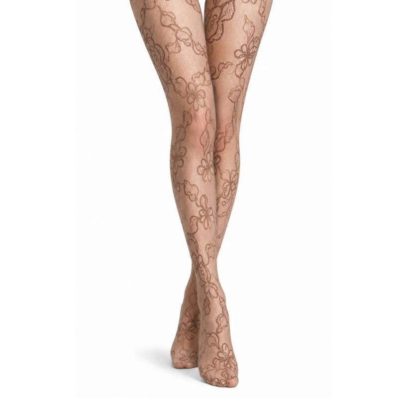 Collant Pamela Mann imprimé dentelle nid d'abeilles Collant Pamela Mann imprimé dentelle nid d'abeilles