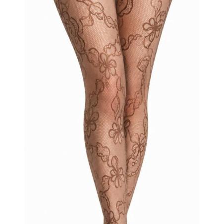 Collant Pamela Mann imprimé dentelle nid d'abeilles