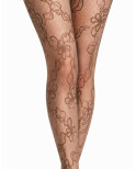 Collant Pamela Mann imprimé dentelle nid d'abeilles Collant Pamela Mann imprimé dentelle nid d'abeilles