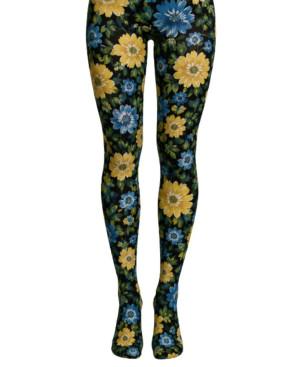 collant-imprimé-pamela-Mann-Fleurs-de-printemps
