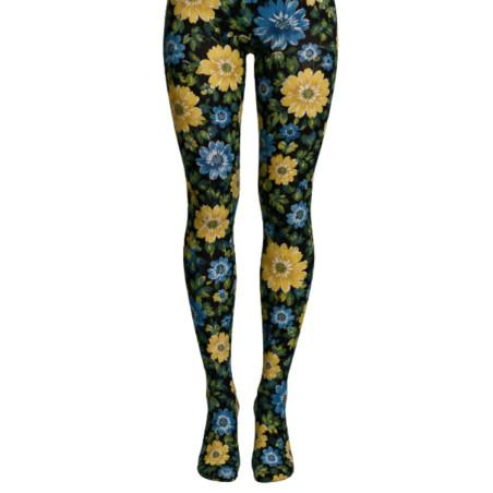 collant-imprimé-pamela-Mann-Fleurs-de-printemps
