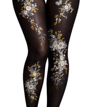 collant imprimé Pamela Mann bouquet  japonais