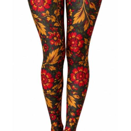 collant imprimé Pamela Mann Fleurs Scarlett