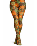 collant imprimé Pamela Mann vintage Fleuris verdis collant imprimé Pamela Mann vintage Fleuris verdis