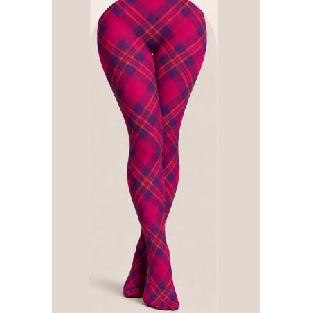 collant-imprimé-pamela-Mann-tartan-framboiset-chic