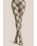 Collannt imprimé Pamela Mann Tartan Menthe et chocolat Collannt imprimé Pamela Mann Tartan Menthe et chocolat
