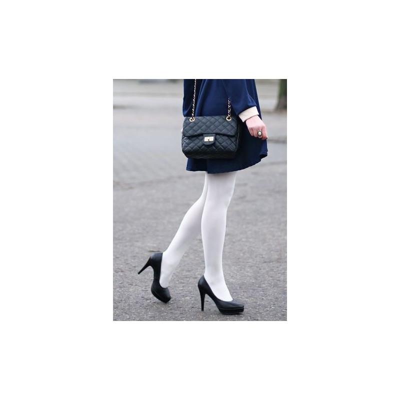 Collant opaque 60 Den Blanc Caprices Collant opaque 60 Den Blanc Caprices