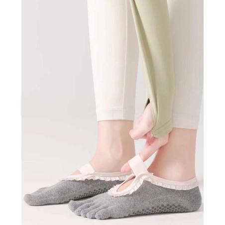 Socquette Ballerine 5 Doigts anti dérapant