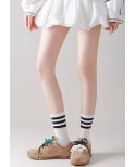 Chaussettes 5 Doigts Rayures sport coton