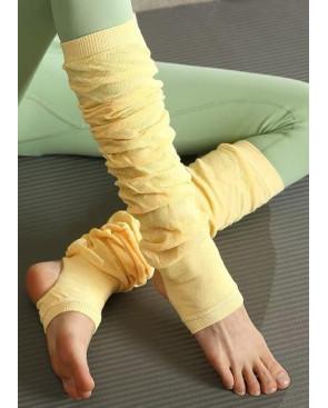 Guêtres-coton-fuseau--70cm-jaune