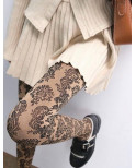 Collant imprimé dentelle tendance Collant imprimé dentelle tendance