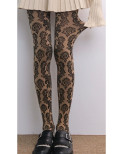 Collant imprimé dentelle tendance Collant imprimé dentelle tendance