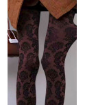 Collant imprimé dentelle tendance Collant imprimé dentelle tendance