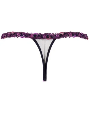 String Lise Charmel Taille Basse Foret Pourpre
