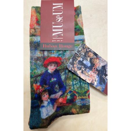 Chaussettes Art Museum Les Deux Soeurs de Renoir