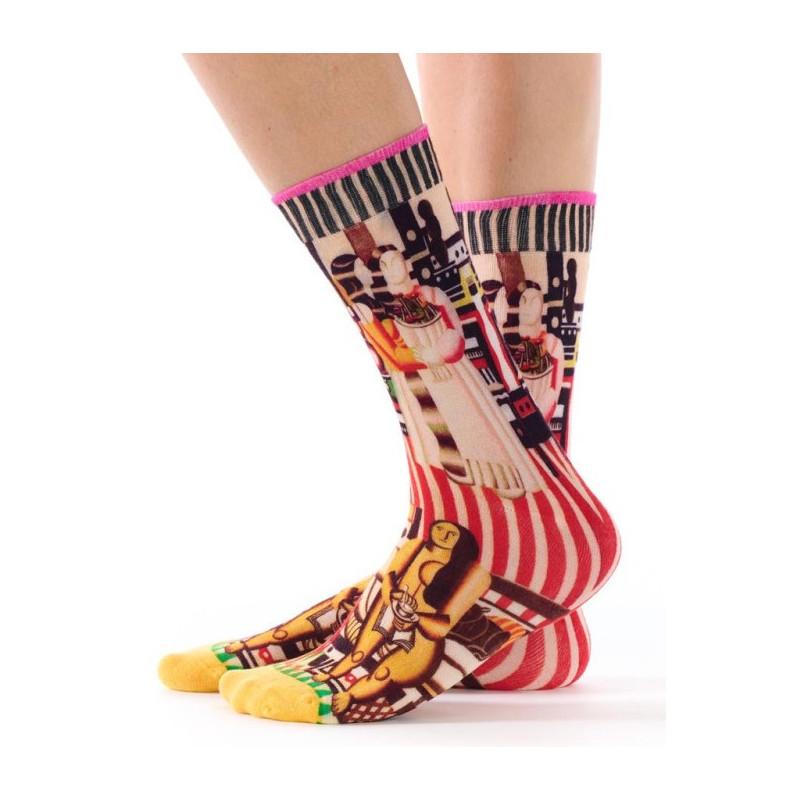 Chaussettes art Museum Two or Three Fernand Léger