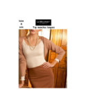 Top Manches Longues dentelle Laine et soie
