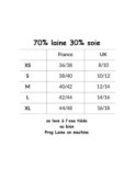 Top Manches Longues dentelle Laine et soie