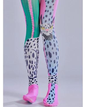 Collant-imprimé-Leopoldo-Caprices-Chats-dalmatiens-avant