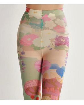 Collant-imprimé-Leopoldo-Caprices-Jolie-fille-Manga-détail-haut