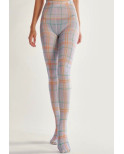 Collant Tartan Carreaux tendance pastel