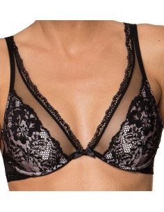 Soutien gorge Lise Charmel triangle plongeante resille lotus