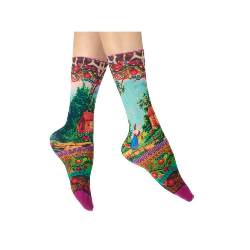 Chaussettes Dub et Drino Bambou Imprimé Heidi Chaussettes Dub et Drino Bambou Imprimé Heidi