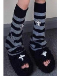Guietres Punky Pattes Deph Rayures bicolores Stars
