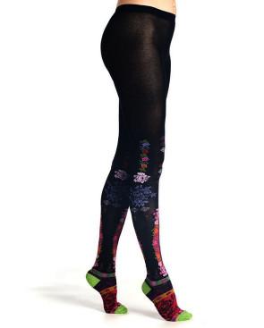 Collant Coton Dub et Drino Panty Fleurs patchwork