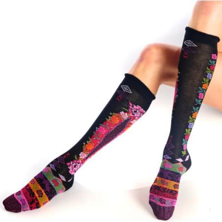 Mi-bas-dub-et-drino-DRIN738-panty-bouquet-fleuri