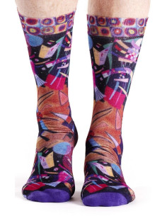 Chaussettes imprimé Bambou Kadinski