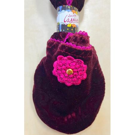 Chaussons de voyage Ixli Flor Magenta