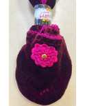 Chaussons de voyage Ixli Flor Magenta