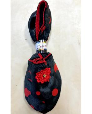 Chaussons de voyage imprimé Bull Red